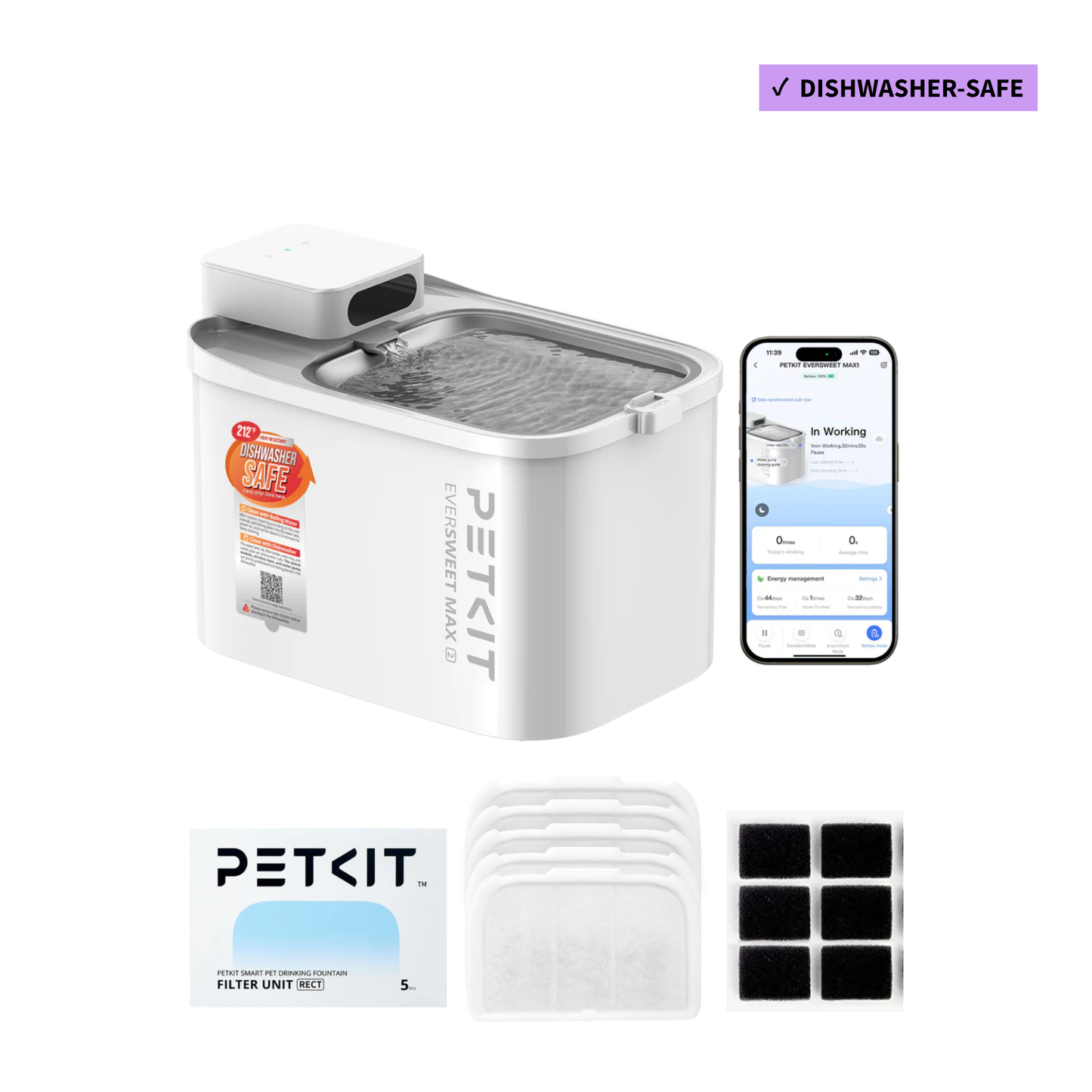 PETKIT EVERSWEET MAX 2 (CORDLESS) PET WATER FOUNTAIN