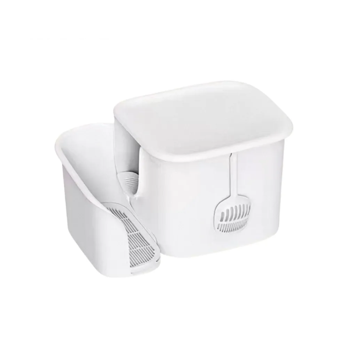 MEOOF 90L GREAT HOUSE CAT LITTER BOX (WHITE)