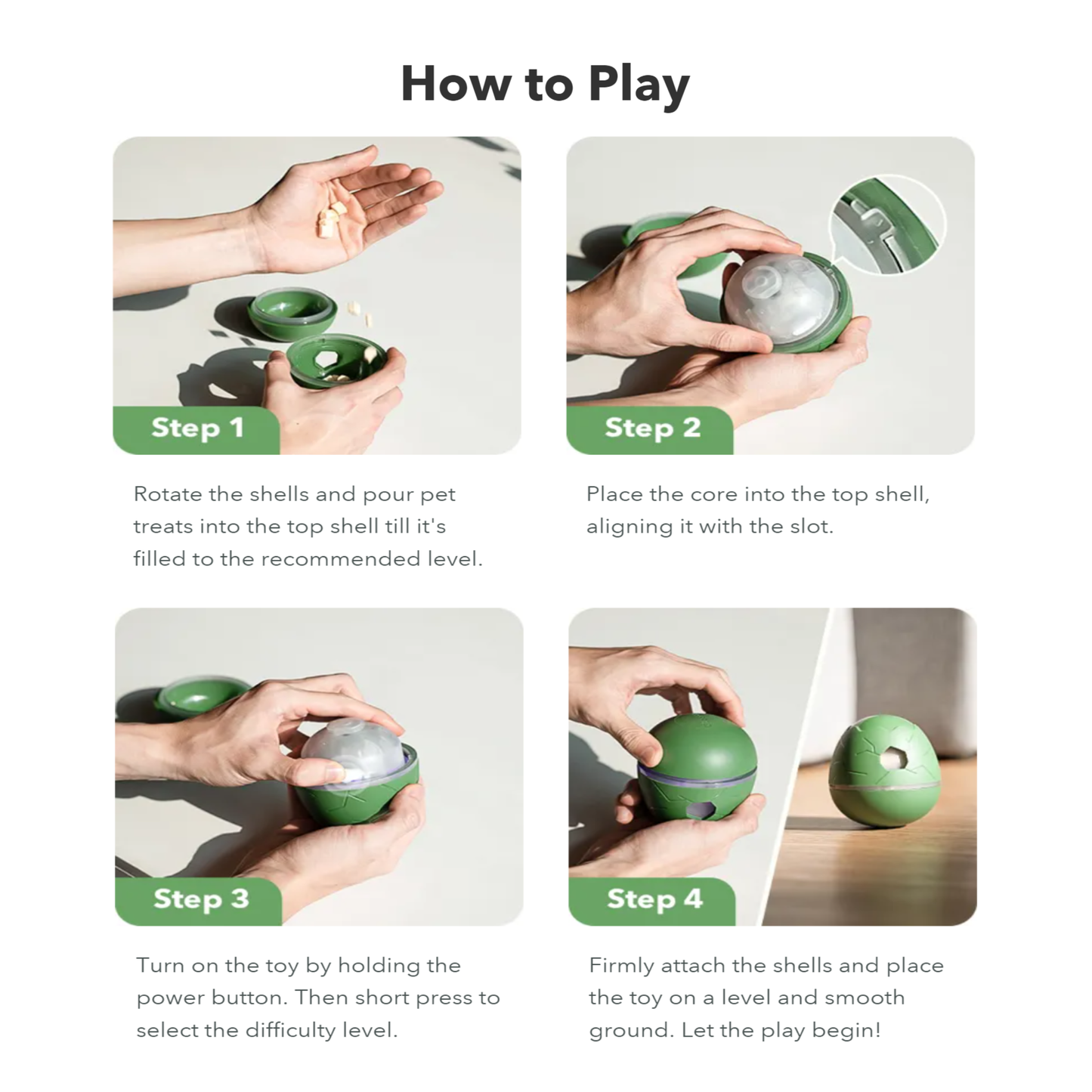 CHEERBLE WICKED EGG AUTOMATIC INTERACTIVE TOY (CAT/DOG)