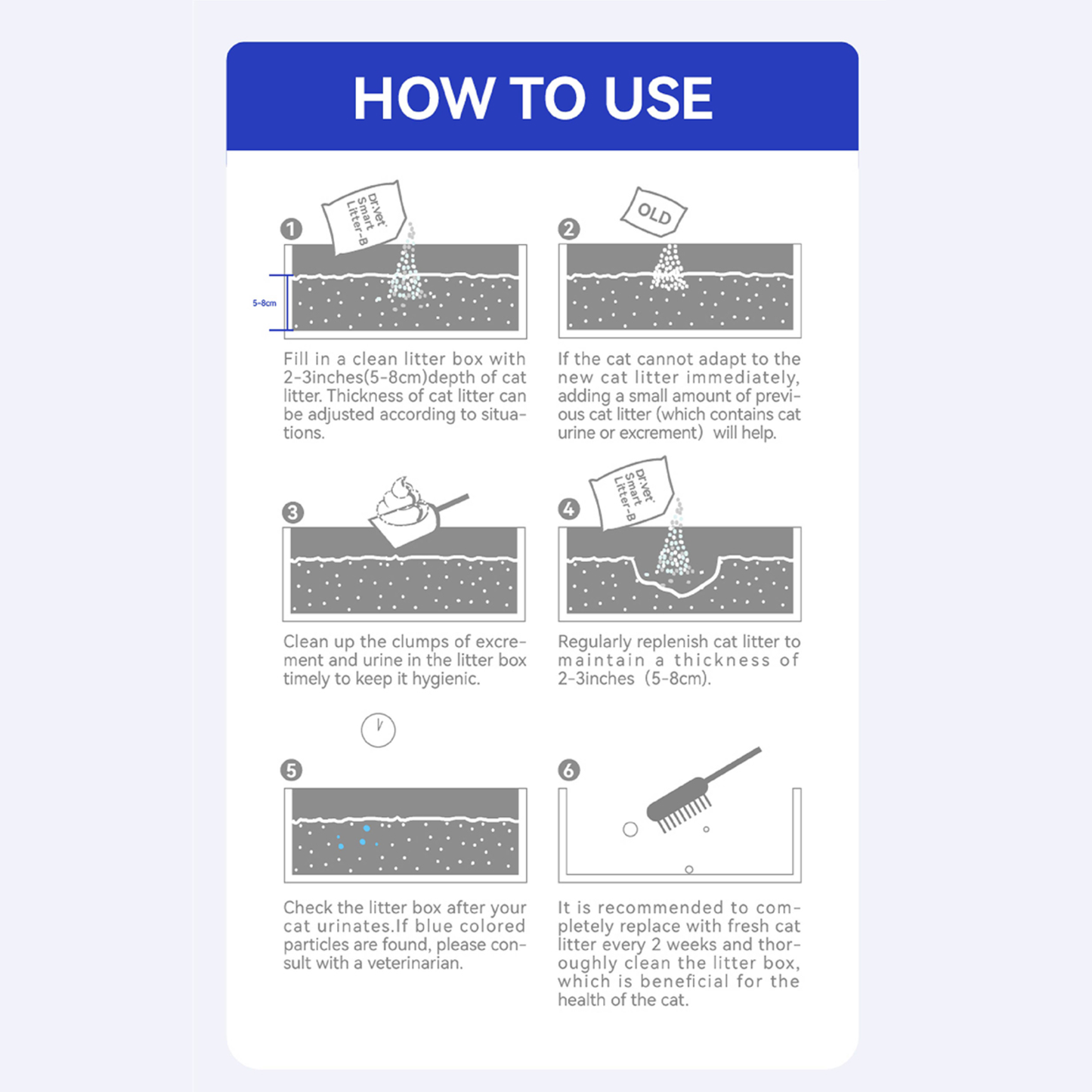 PETKIT OCCULT BLOOD TEST MIXED CAT LITTER (DR VET x PETKIT)