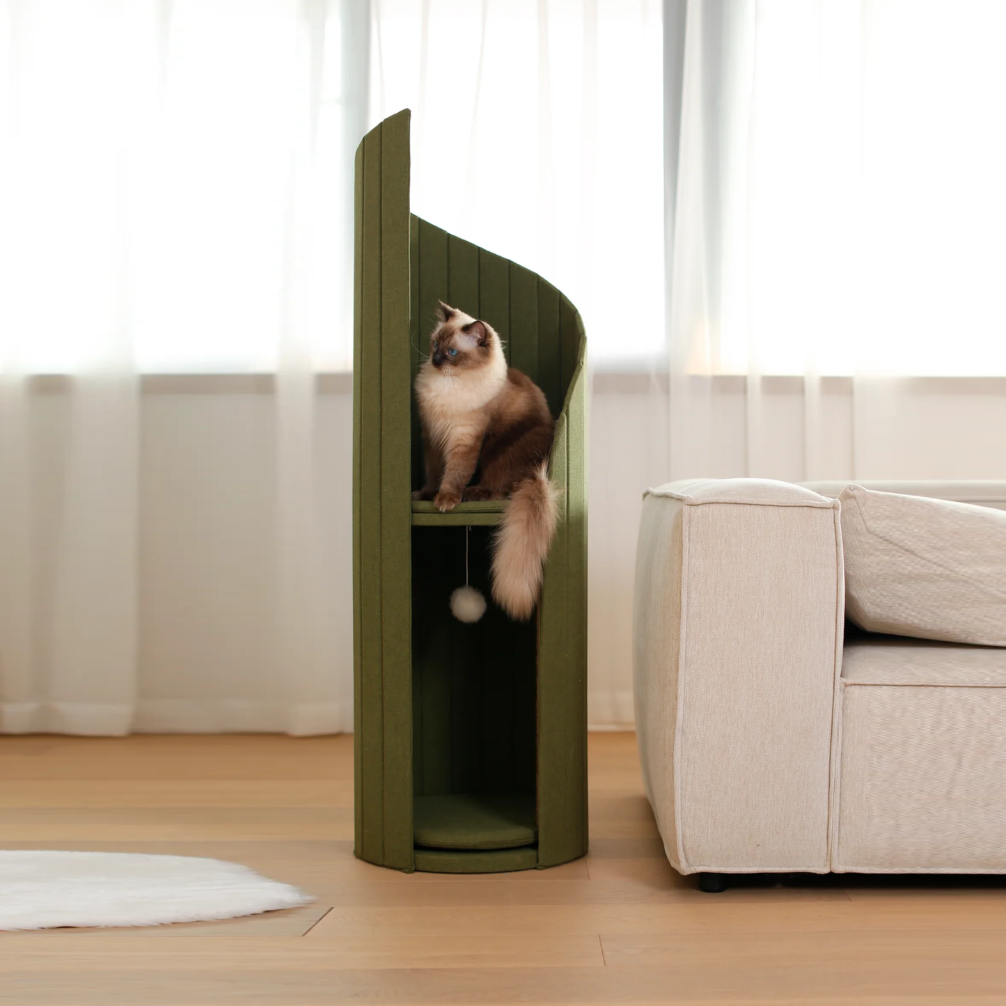 MEOOF CAT TOWER OF TIME (BEIGE) [PRE-ORDER]