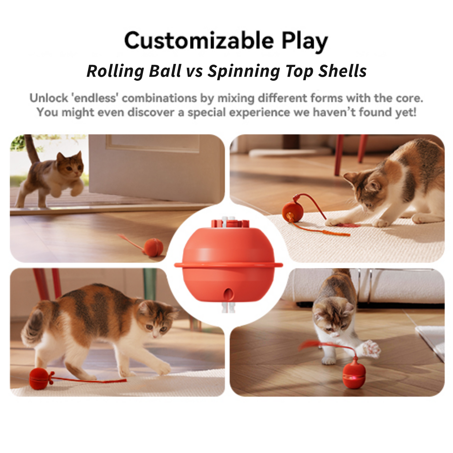 CHEERBLE WICKED BALL DUO 2 AUTOMATIC INTERACTIVE TOY (CAT)