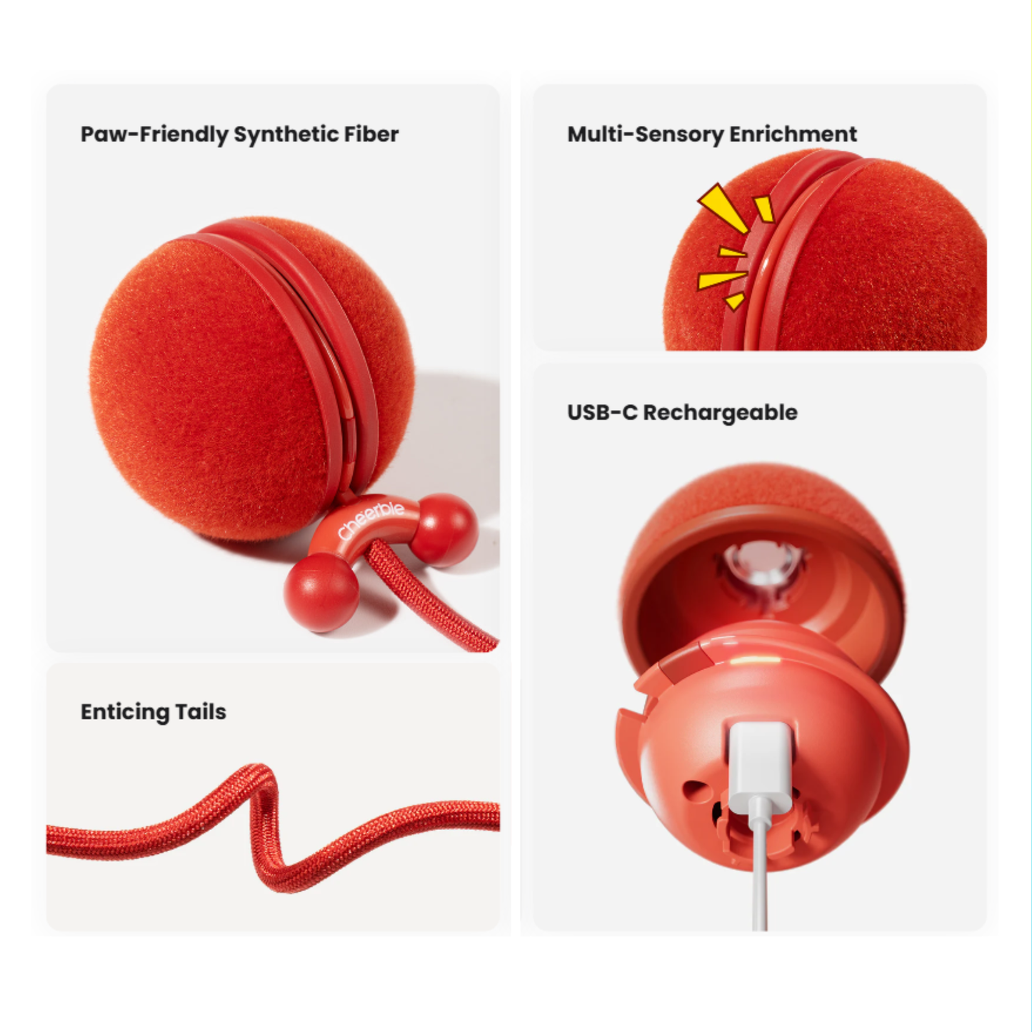 CHEERBLE WICKED BALL DUO 2 AUTOMATIC INTERACTIVE TOY (CAT)