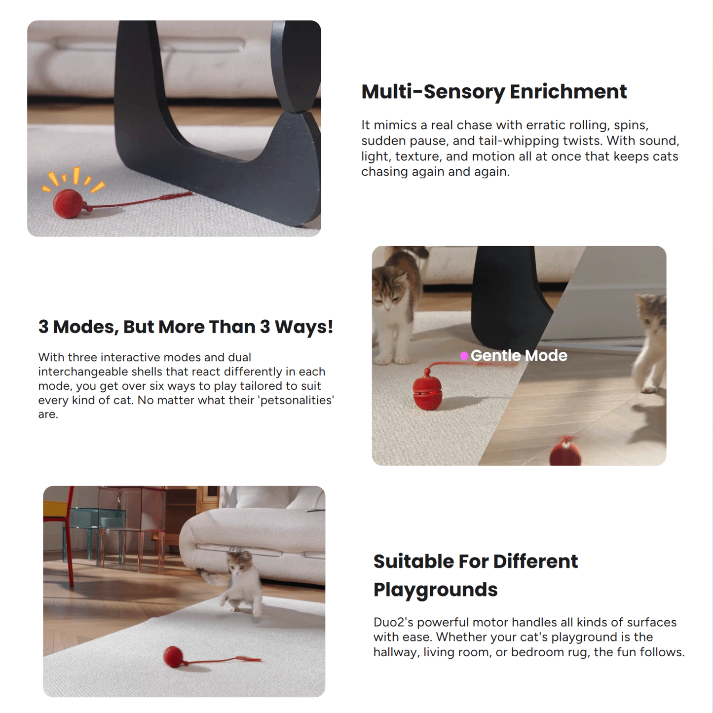 CHEERBLE WICKED BALL DUO 2 AUTOMATIC INTERACTIVE TOY (CAT)