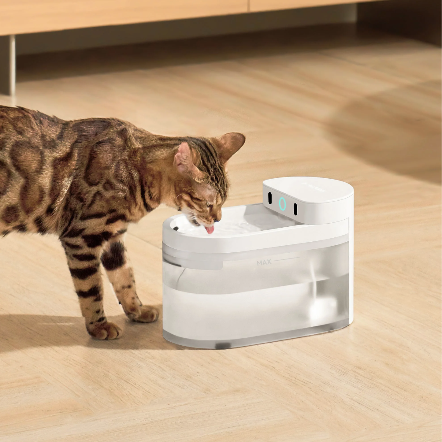 CATLINK AI 5000mAh Wireless Rechargeable Pet Water Fountain Water Dispenser