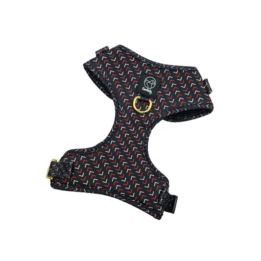 FURRKIDZ Adjustable Mesh Hamess Comfort Harness Dog Harness - Crimson Crossroads