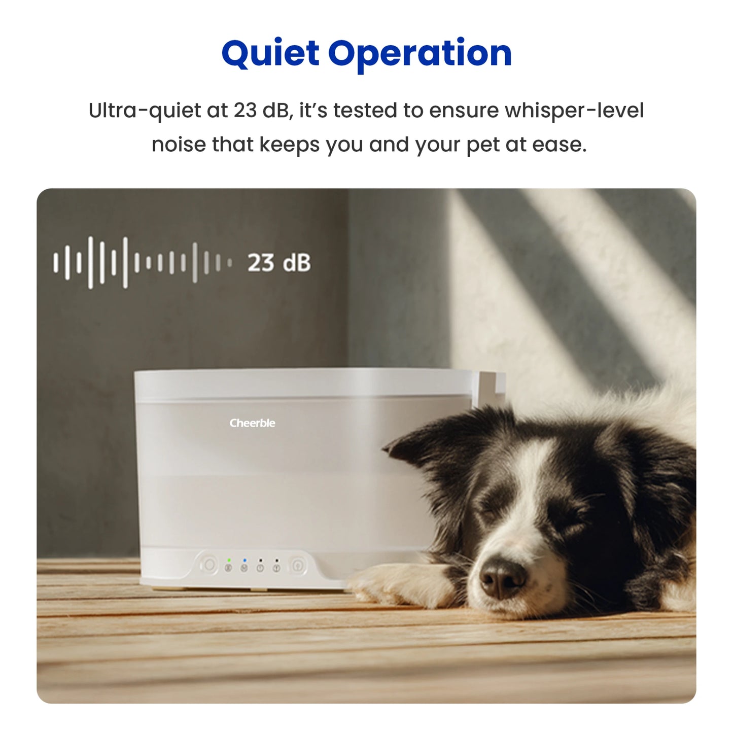 CHEERBLE ELFIN D1 PRO 4 LITRE WIRELESS DOG WATER FOUNTAIN
