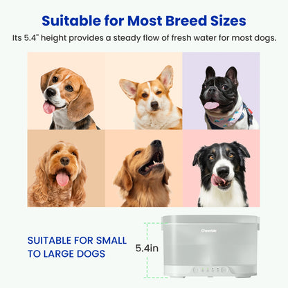 CHEERBLE ELFIN D1 PRO 4 LITRE WIRELESS DOG WATER FOUNTAIN