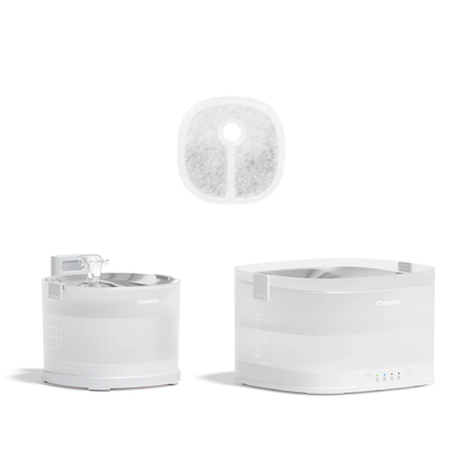 CHEERBLE 8-PC WATER FILTER FOR D1 PRO AND E1+ WIRELESS FOUNTAIN