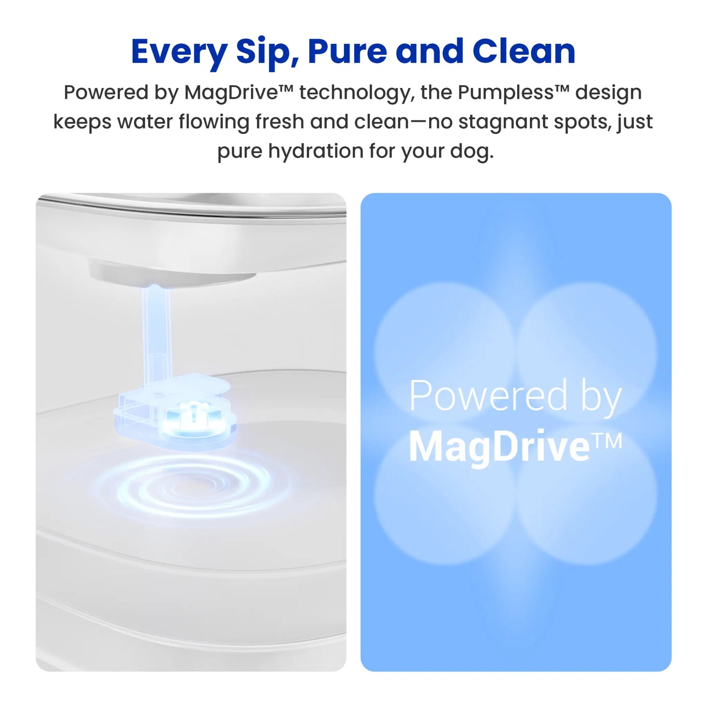 CHEERBLE ELFIN D1 PRO 4 LITRE WIRELESS DOG WATER FOUNTAIN