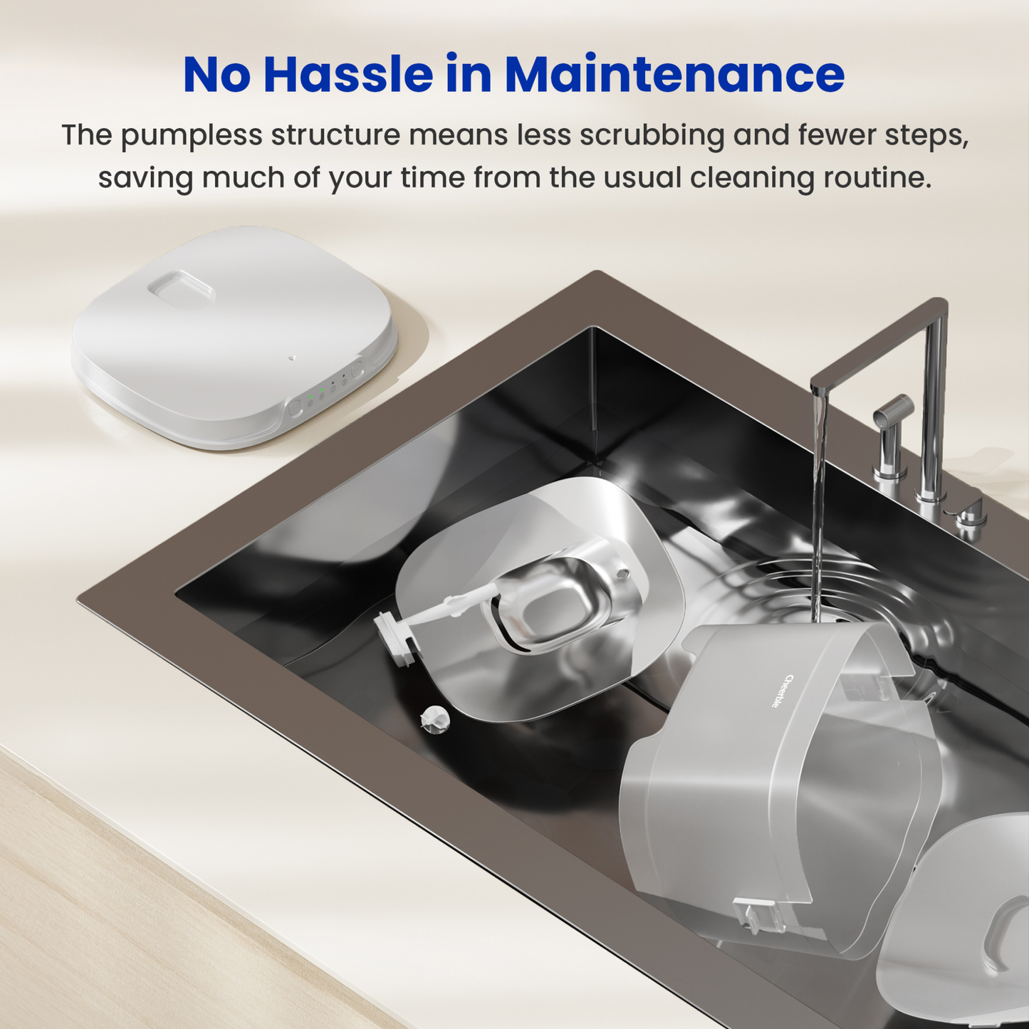 CHEERBLE D1 PRO WIRELESS DOG FOUNTAIN