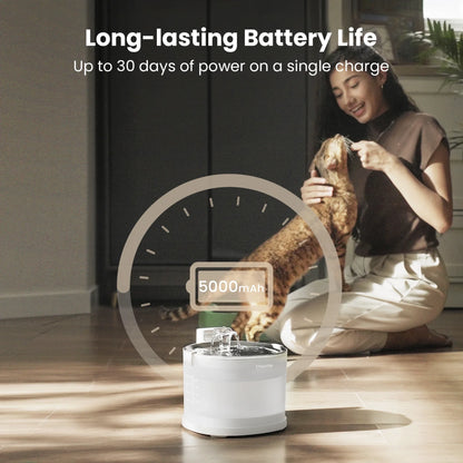 CHEERBLE ELFIN E1+ 2 LITRE WIRELESS PET WATER FOUNTAIN