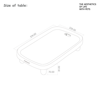MEOOF CLOUDLINE FEEDER TABLE