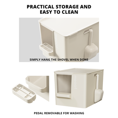 MEOOF GRAND VILLA CAT LITTER BOX (BLUE) [PRE-ORDER]