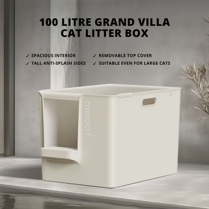 MEOOF GRAND VILLA CAT LITTER BOX (BLUE) [PRE-ORDER]