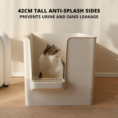 MEOOF GRAND VILLA CAT LITTER BOX (BLUE) [PRE-ORDER]