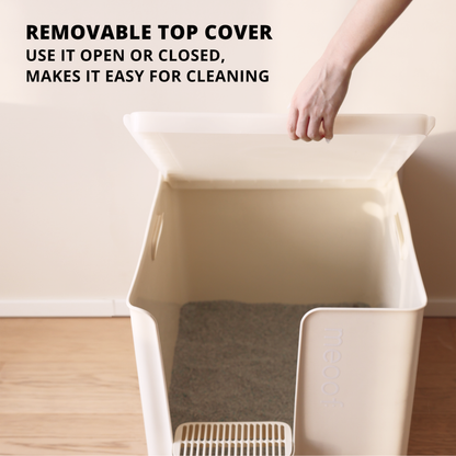 MEOOF GRAND VILLA CAT LITTER BOX (BLUE) [PRE-ORDER]