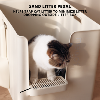 MEOOF GRAND VILLA CAT LITTER BOX (BLUE) [PRE-ORDER]