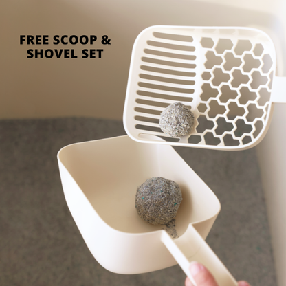 MEOOF GRAND VILLA CAT LITTER BOX (BLUE) [PRE-ORDER]