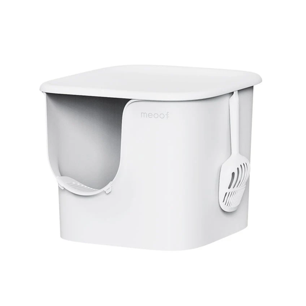 MEOOF 90L GREAT HOUSE CAT LITTER BOX (WHITE)