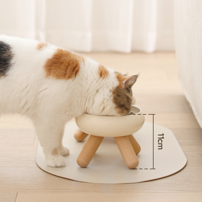 MEOOF GULU CERAMIC PET FOOD BOWL (YELLOW)