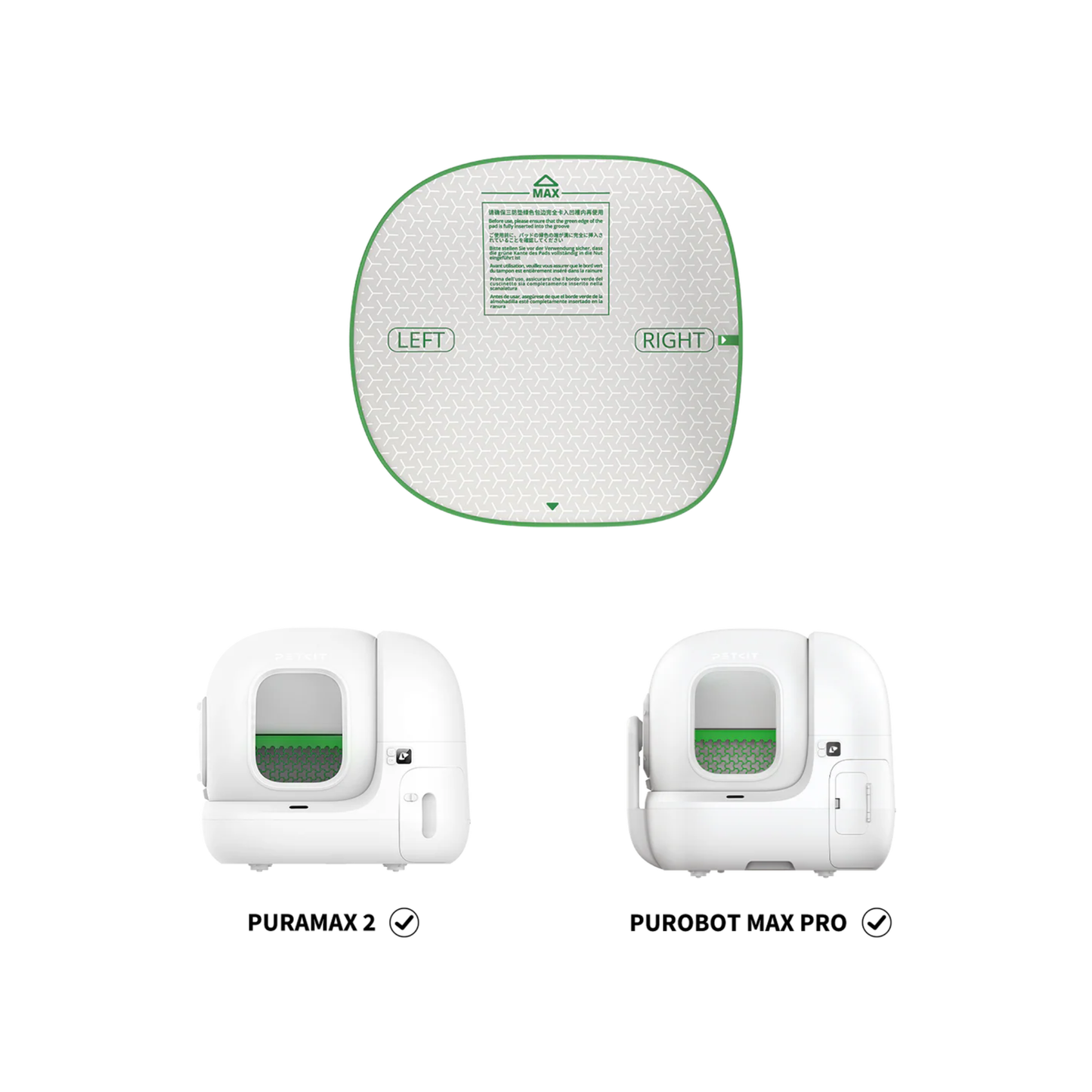 HIGH PERFORMANCE CAT LITTER PAD (PURA MAX 2 & PUROBOT MAX PRO)