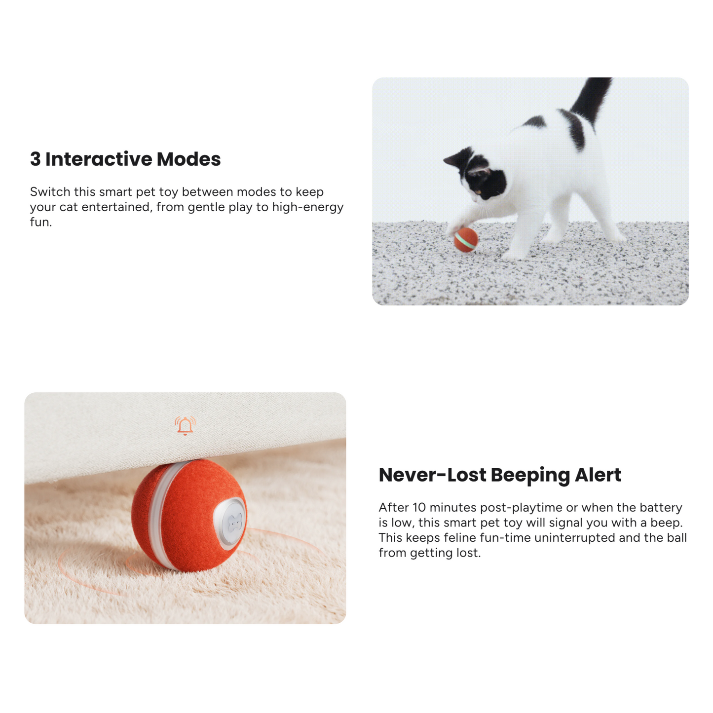 CHEERBLE WICKED BALL M3 AUTOMATIC INTERACTIVE TOY (CAT)