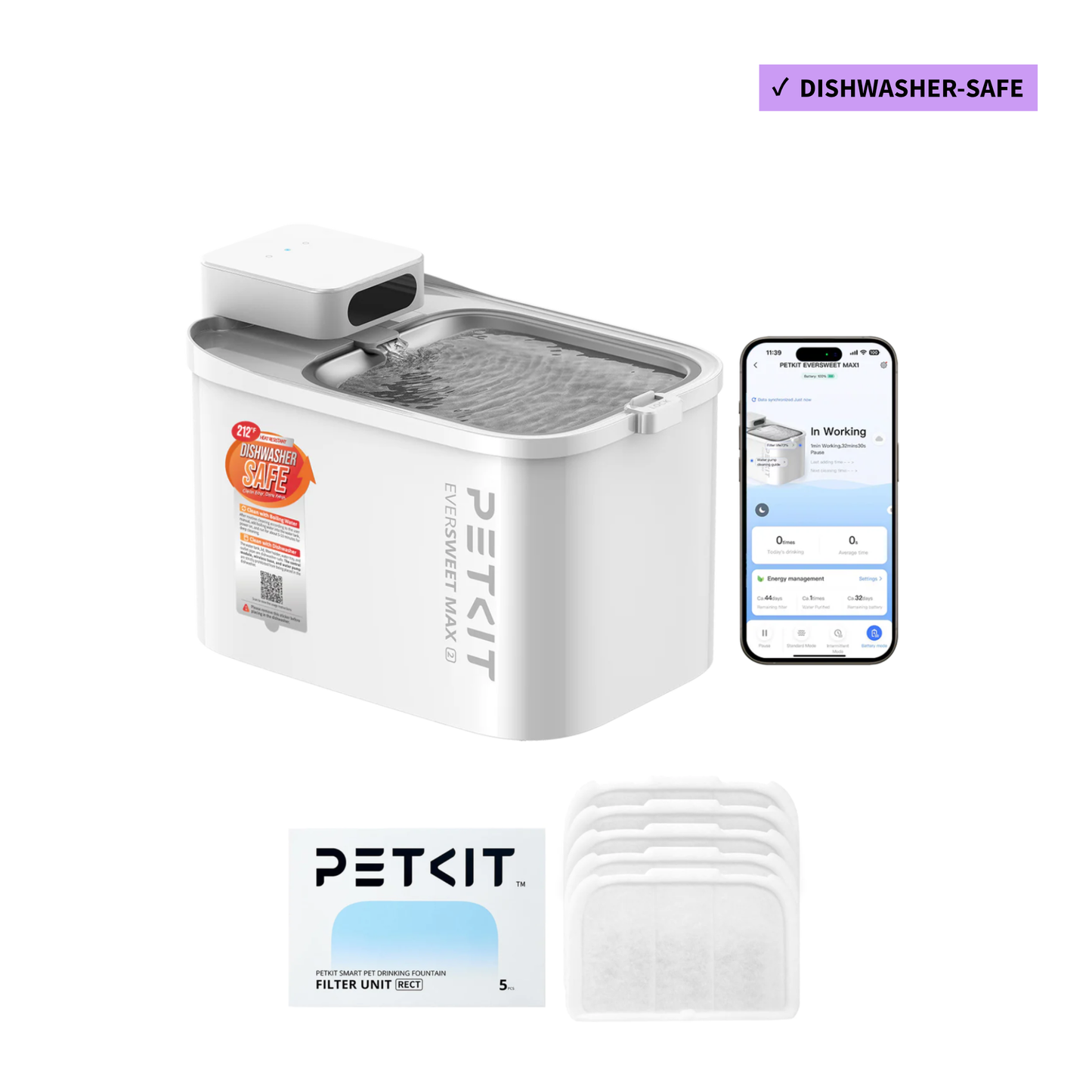 PETKIT EVERSWEET MAX 2 (CORDLESS) PET WATER FOUNTAIN