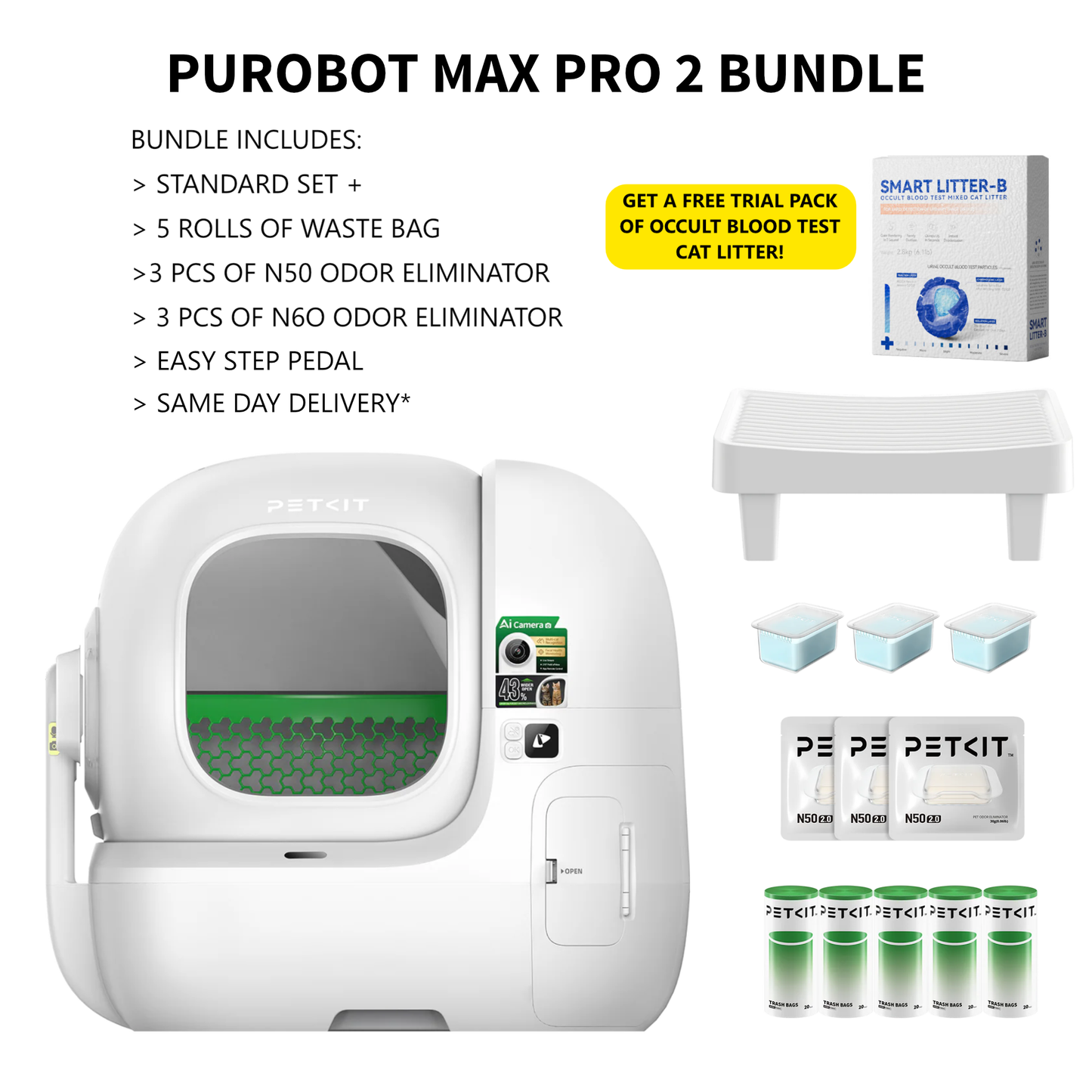 PETKIT PUROBOT MAX PRO 2 BUNDLE