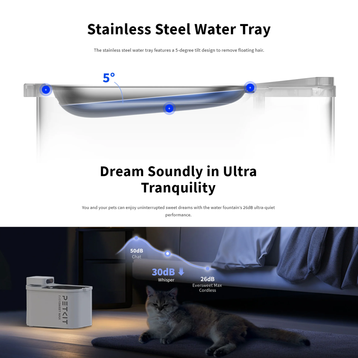 PETKIT EVERSWEET MAX (CORDLESS) PET WATER FOUNTAIN
