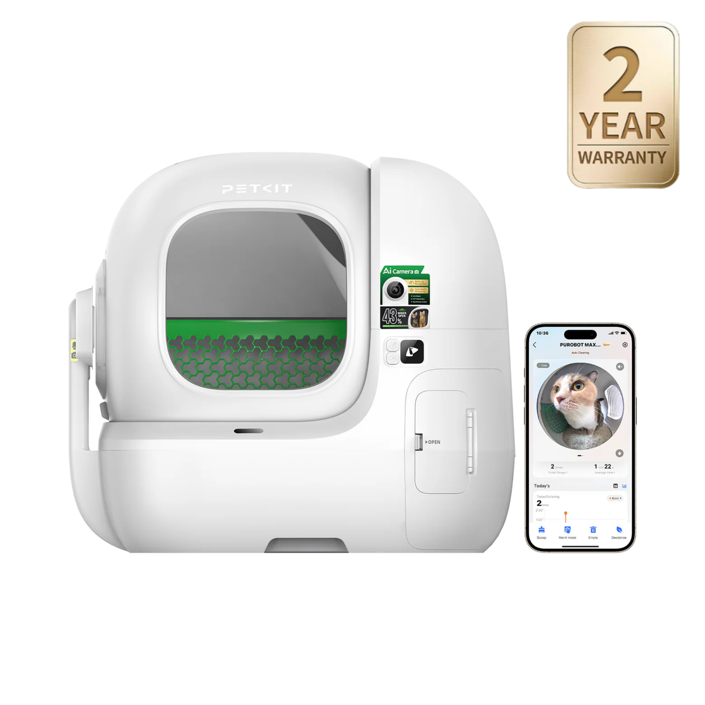 PUROBOT MAX PRO 2 AUTOMATIC CAT LITTER BOX