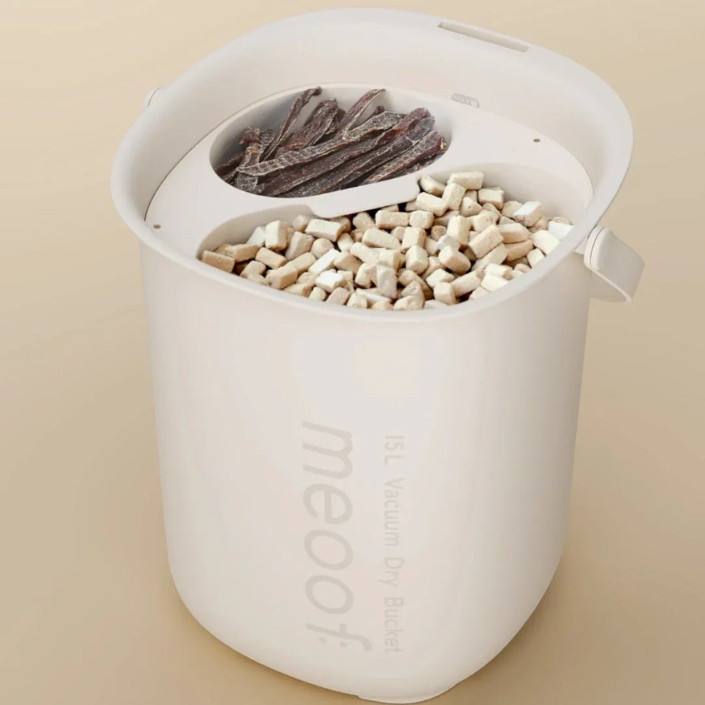 MEOOF SMART VACUUM PET FOOD DRY BUCKET (15L)