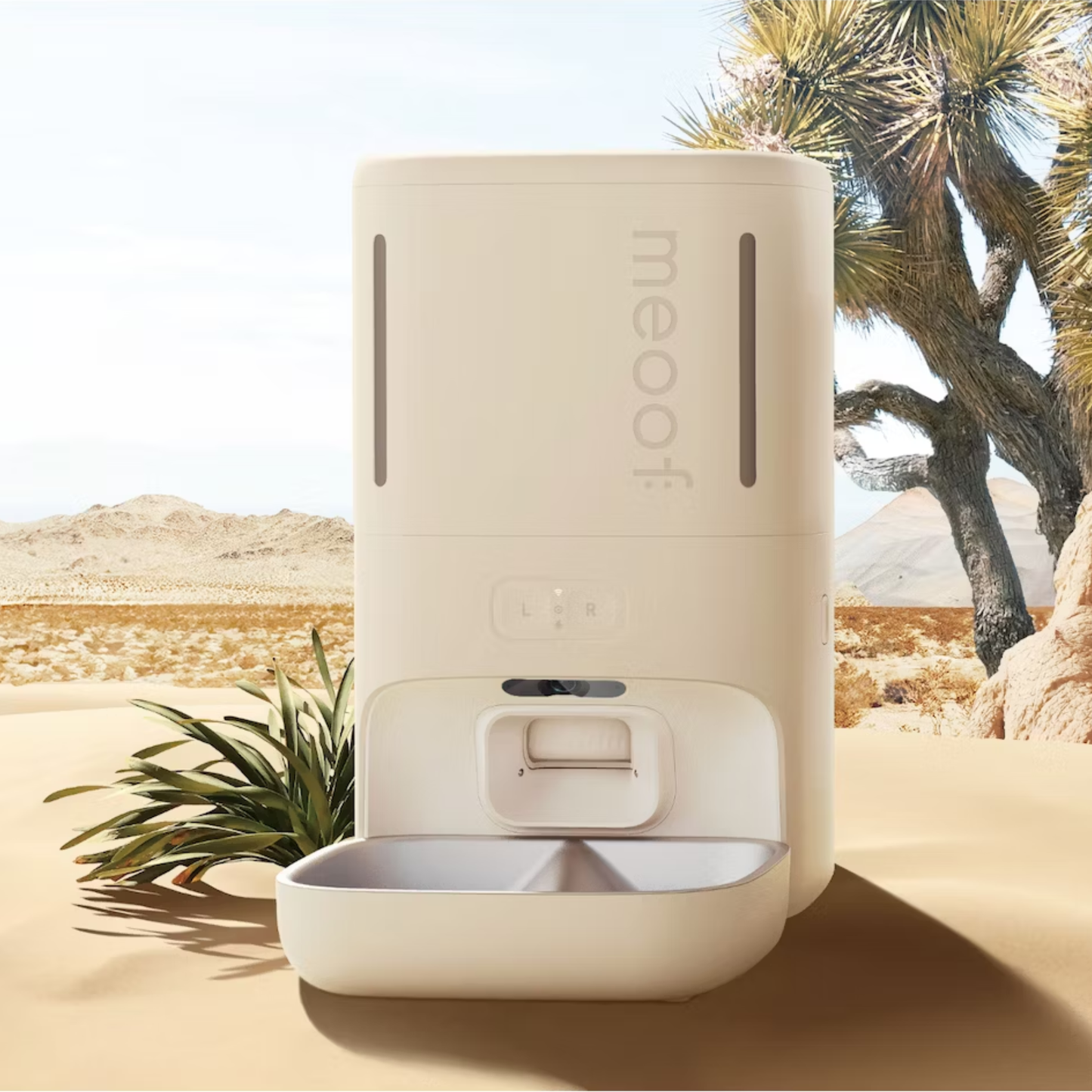 MEOOF MOUSSE WIRELESS SMART PET FEEDER WITH CAMERA (5.5L)