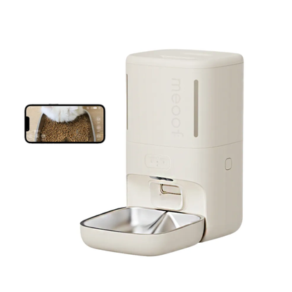 MEOOF MOUSSE WIRELESS SMART PET FEEDER WITH CAMERA (5.5L)