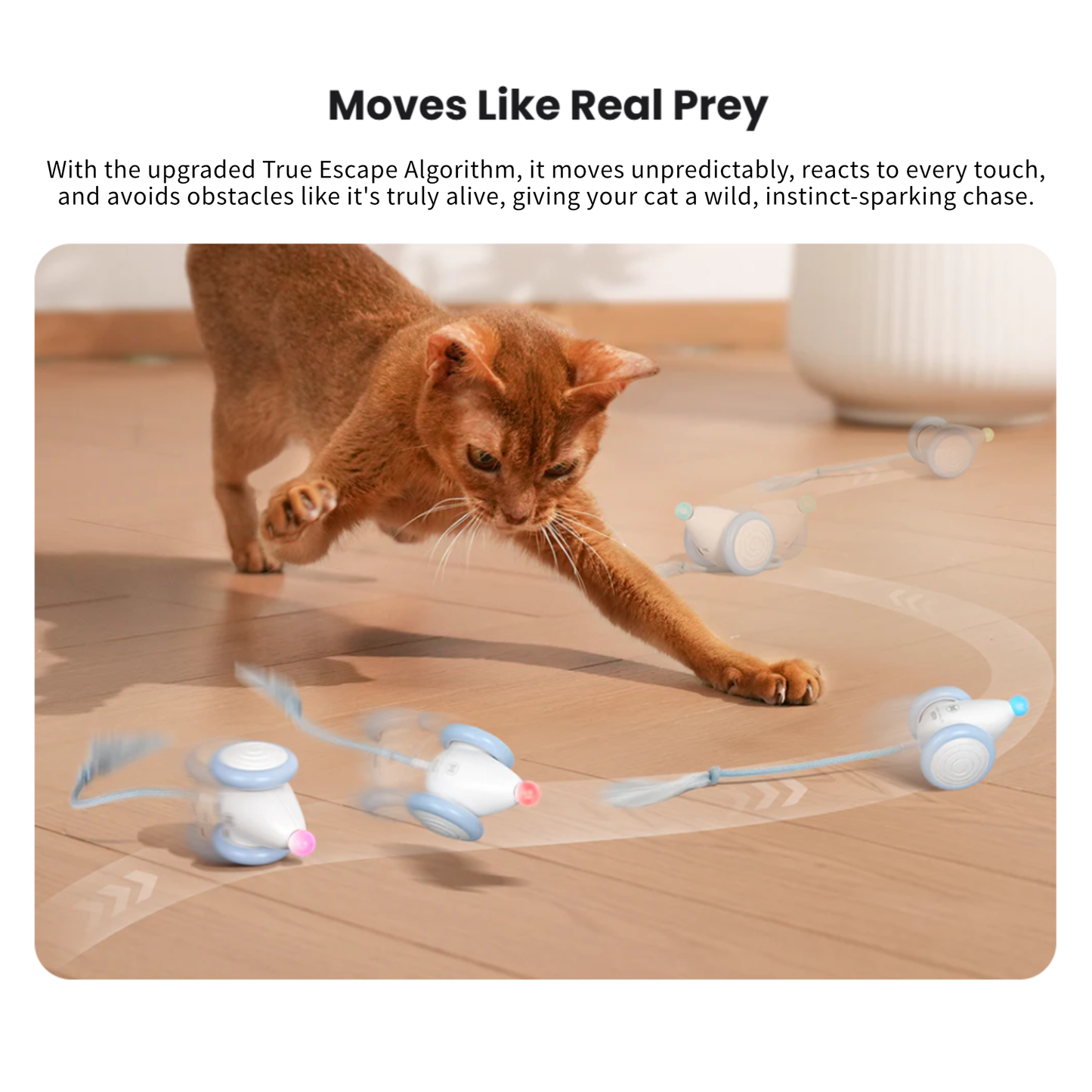 CHEERBLE WICKED MOUSE NEO AUTOMATIC INTERACTIVE TOY (CAT)