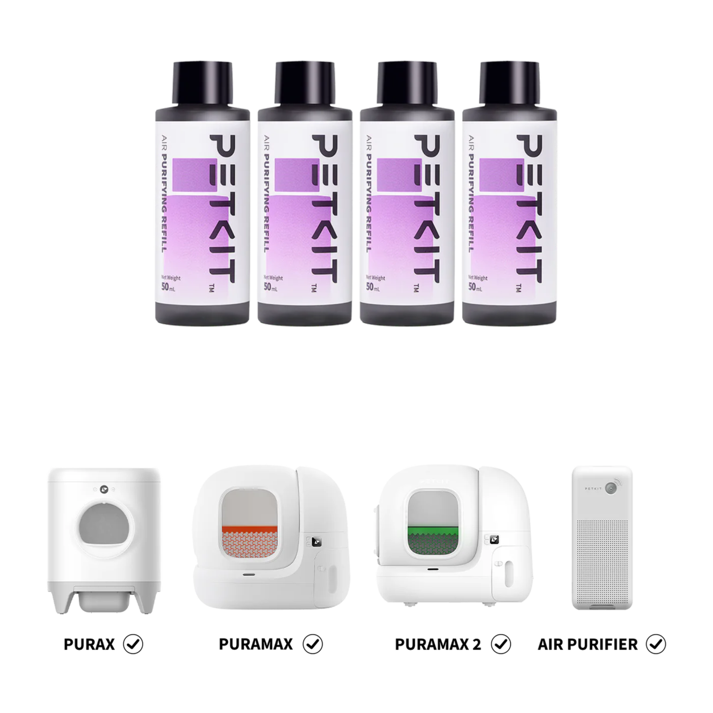PURIFYING LIQUID REFILL (4 BOTTLES)