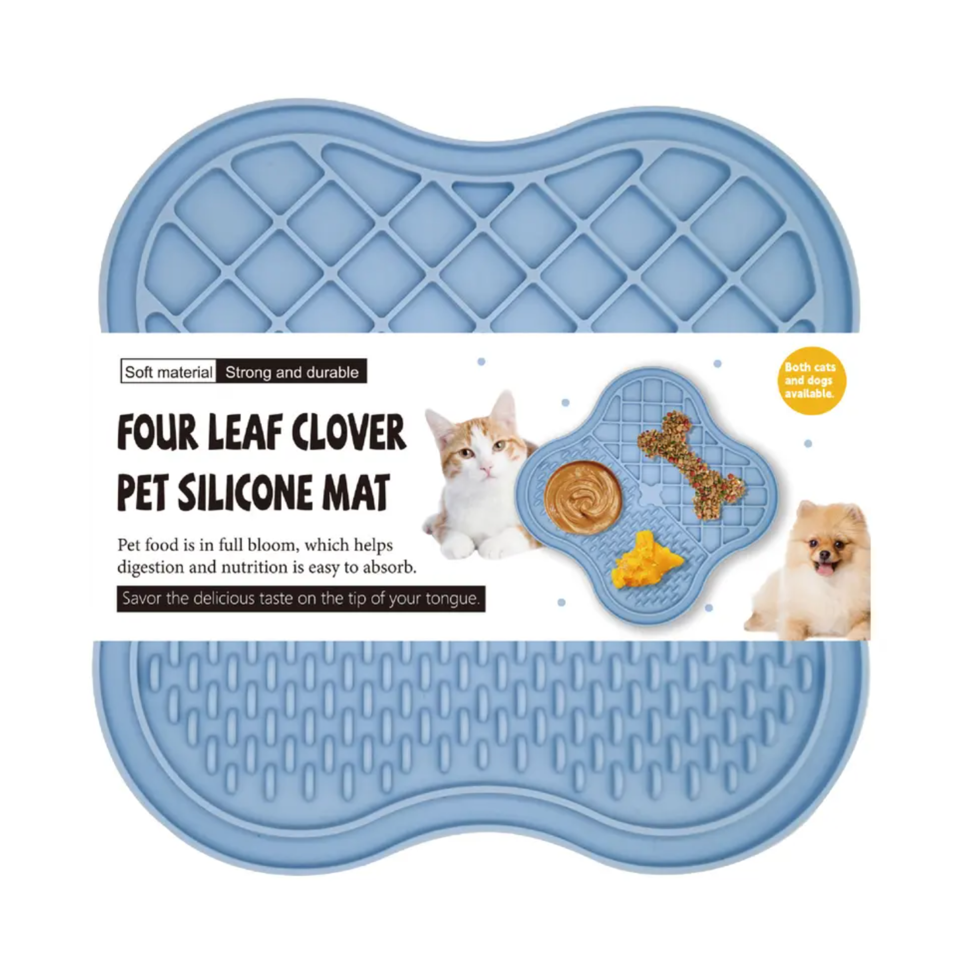 6 in 1 Slow Feeder Dog Bowls Silicone Licking Mat for Dogs Lick