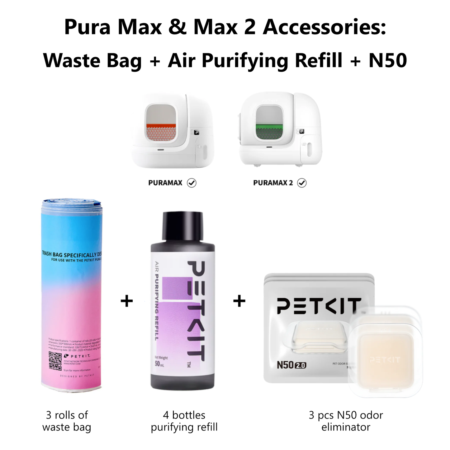 PETKIT PURA MAX 2 ACCESSORIES BUNDLE