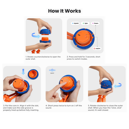 CHEERBLE WICKED BALL ROLLY AUTOMATIC INTERACTIVE TOY (DOG)