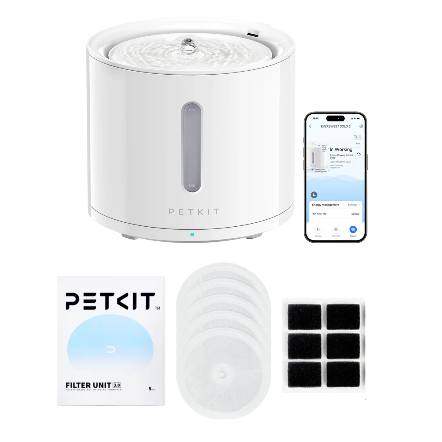 EVERSWEET SOLO 2 PET WATER FOUNTAIN