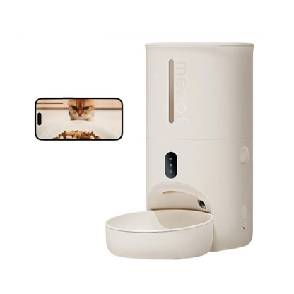 MEOOF SWISSROLL WIRELESS SMART PET FEEDER WITH CAMERA