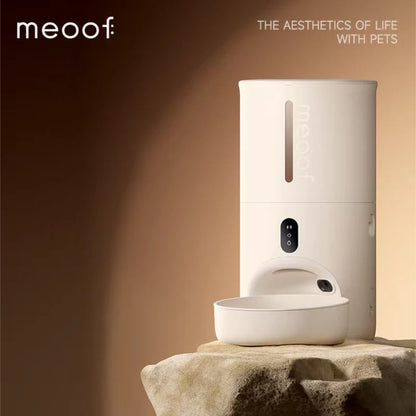 MEOOF SWISSROLL WIRELESS SMART PET FEEDER WITH CAMERA (SINGLE BOWL) (4L)