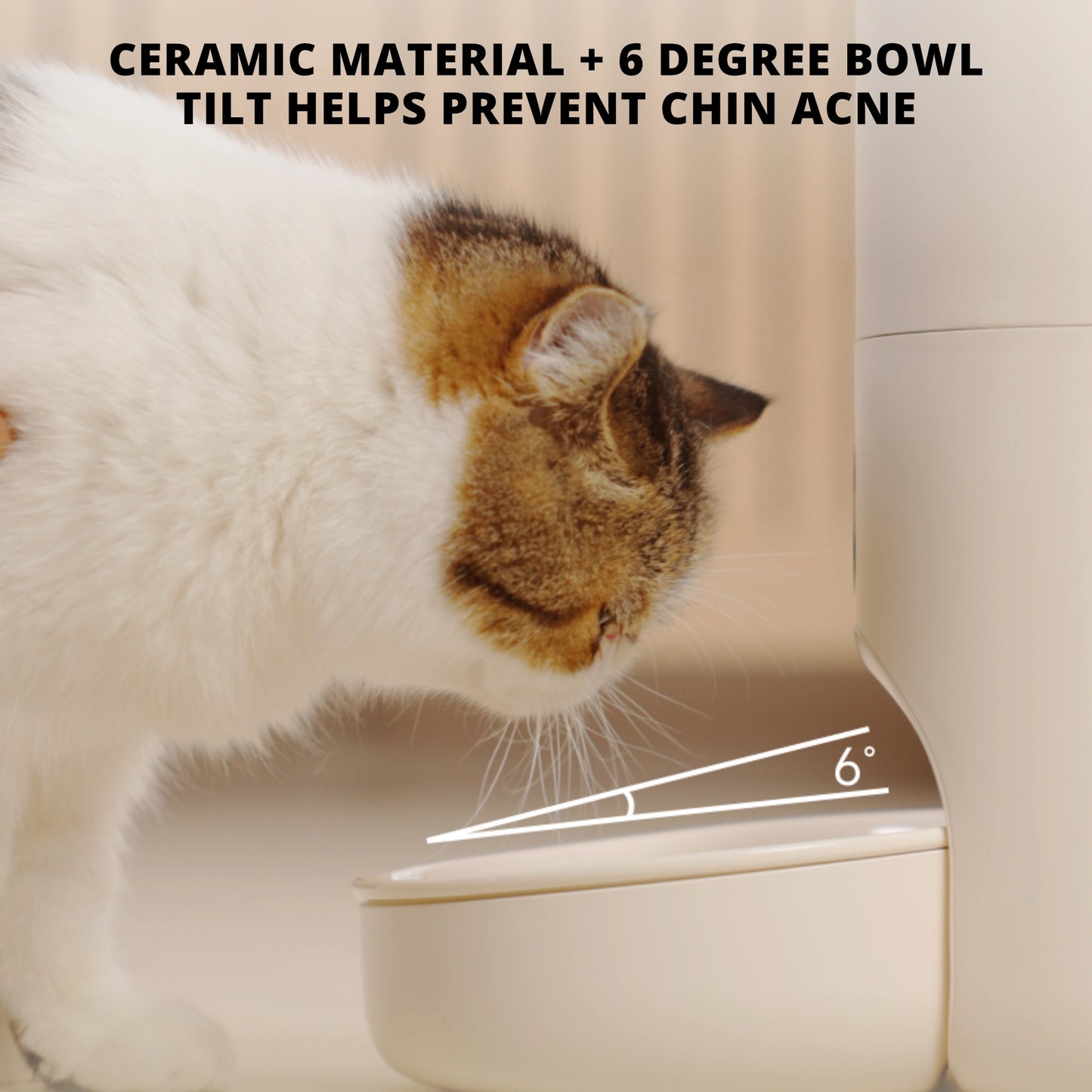 MEOOF SWISSROLL WIRELESS SMART PET FEEDER WITH CAMERA (SINGLE BOWL) (4L)