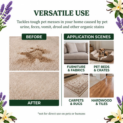 PURRISTINE ADVANCED BIO-ENZYMATIC PET STAIN AND ODOR REMOVER (LAVENDER VANILLA)(500ML)