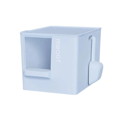 MEOOF GRAND VILLA CAT LITTER BOX (BLUE)