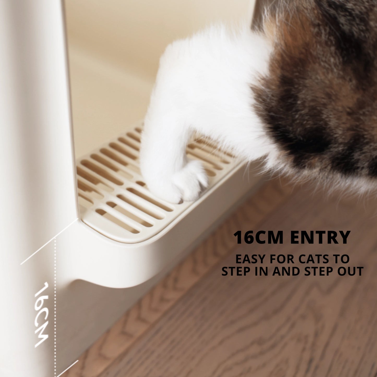 MEOOF GRAND VILLA CAT LITTER BOX (BLUE)