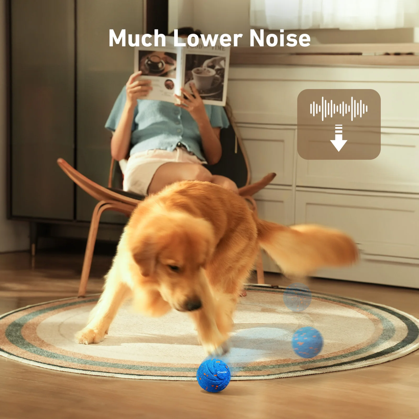 CHEERBLE WICKED BALL AIR AUTOMATIC INTERACTIVE TOY (DOG)