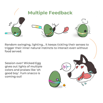 CHEERBLE WICKED EGG AUTOMATIC INTERACTIVE TOY (CAT/DOG)