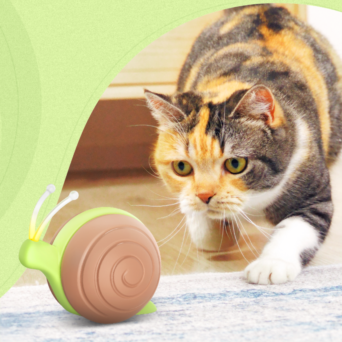 Cheerble Wicked Snail Smart Interactive Cat Toy