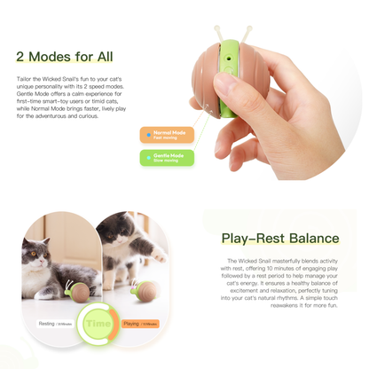 CHEERBLE WICKED SNAIL AUTOMATIC INTERACTIVE TOY (CAT)